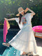 Aesthetic Laddies Ruffle Long Midi Skirts
